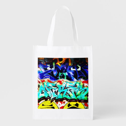 5 Pointz New York Graffiti Reusable Grocery Bag