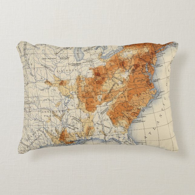 5 Population 1820 Decorative Pillow (Front)