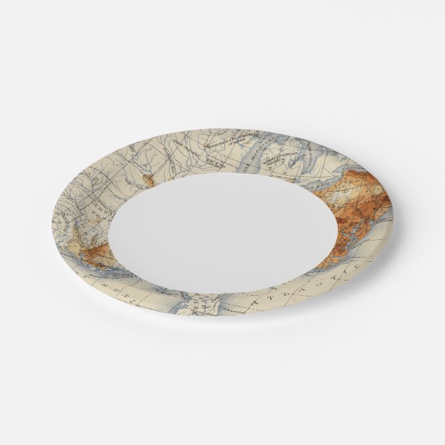 5 Population 1820 Paper Plates (Angled)