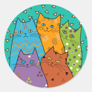Hilarious & Funny Cat Waterproof Sticker Pack - 30pcs