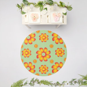 5' Round' Outdoor Area Rug