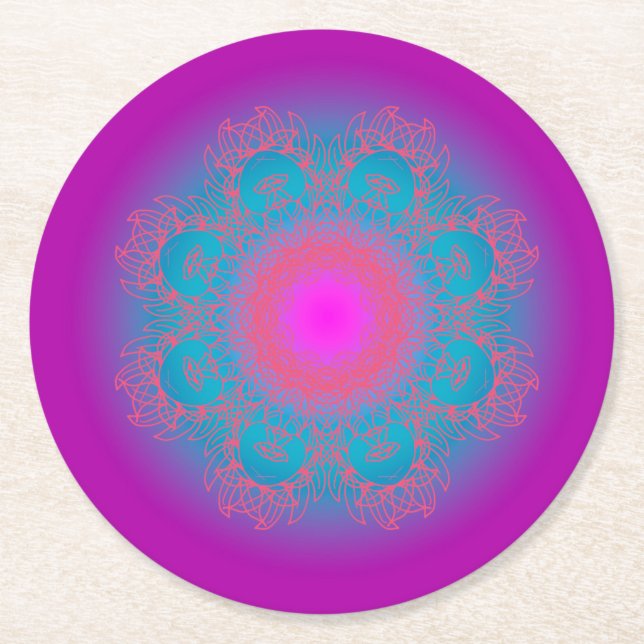 5 ROUND PAPER COASTER (Front)