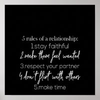 5 rules of relationship