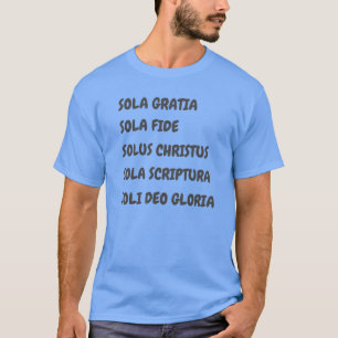 5 SOLA T-shirt for Christian Reformed men