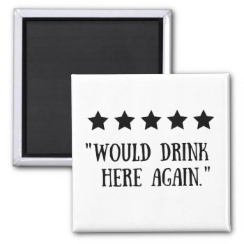 5 Star Bar Pub Coffee Shop Or Cafe Rating Review Magnet by inspirationzstore at Zazzle