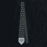 5 STAR DAD Modern Cool 2 Photo Father's Day Neck Tie<br><div class="desc">Send Love to your 5 Star DAD with this custom text and favorite photo collage tie,  a perfect simple yet personal Father's Day gift in cool,  sporty typography.</div>