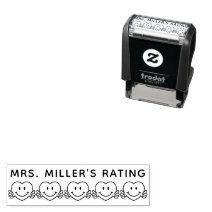 5 Star Rating Review Book Teacher Self-inking Stamp