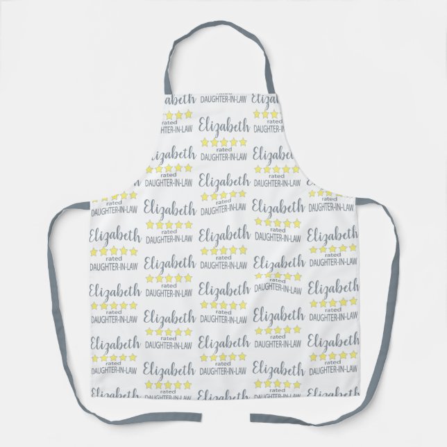 5 Star Rated Daughter-In-Law Apron (Front)