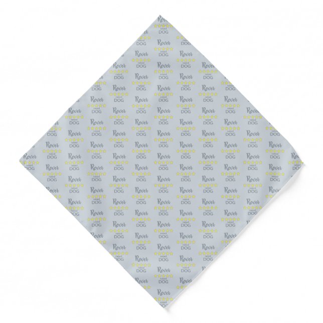 5 Star rated Dog Bandana (Front)