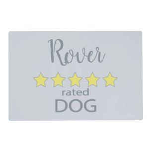 5 Star rated Dog Placemat