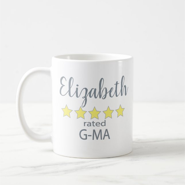 5 Star Rated G-Ma Coffee Mug (Left)