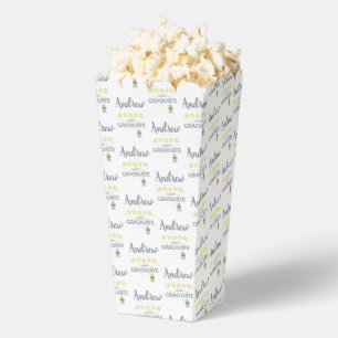 5 Star Rated Graduate Popcorn Favor Boxes
