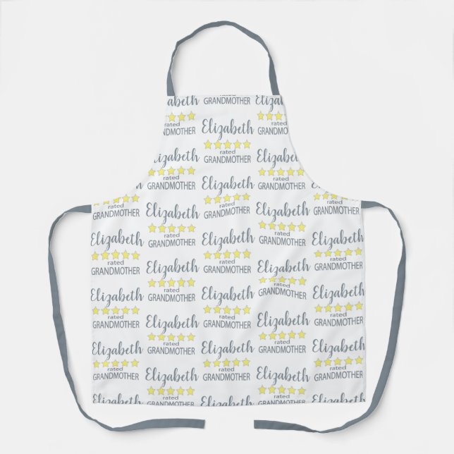 5 Star Rated Grandmother Apron (Front)
