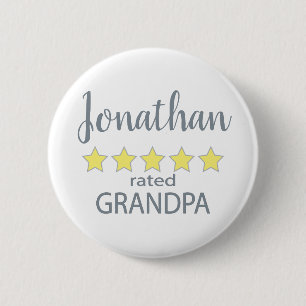 5 Star Rated Grandpa Button