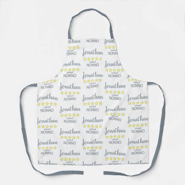 5 Star Rated Nonno Apron (Front)