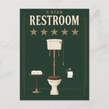 5 Star Restroom Luxury Hotel Bathroom Humor