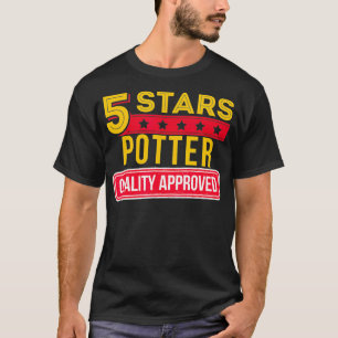 5 Stars Potter Funny Pottery Earthenware Gift T-Shirt