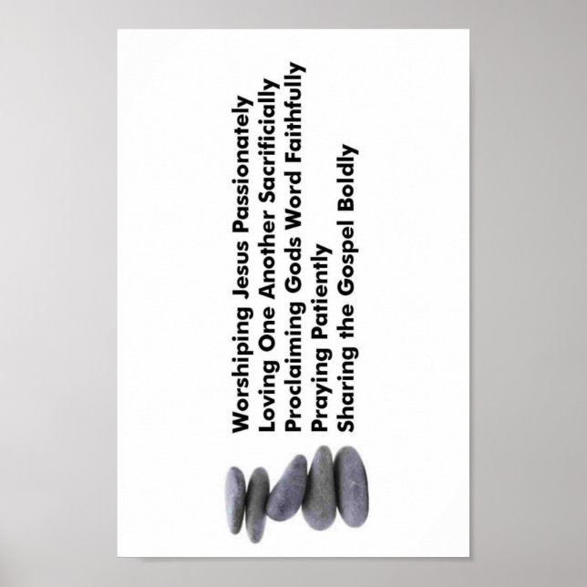 5 Stones Poster (Front)