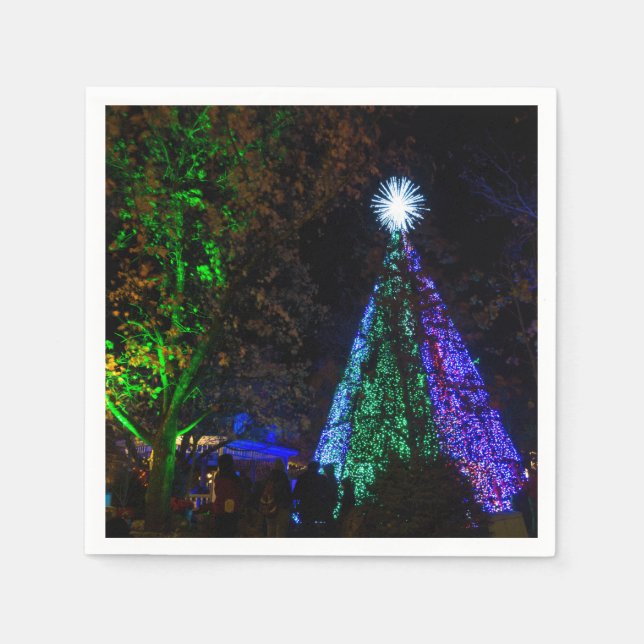 5 Story Sdc Tree Night Paper Napkins (Front)