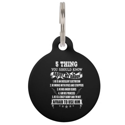 5 thing you should know about my daddy pet ID tag