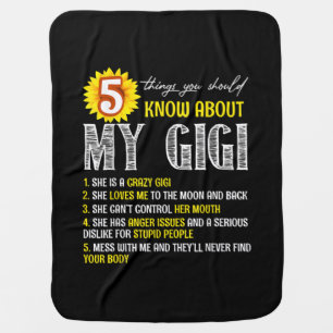5 Things You Should Know About My Gigi Sunflower Baby Blanket