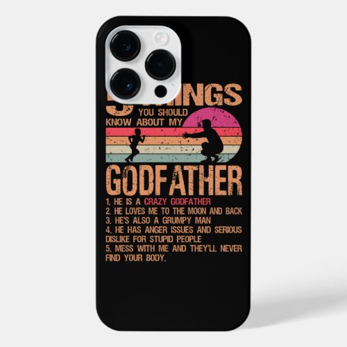 5 Things You Should Know About My Godfather Father iPhone 14 Pro Max Case