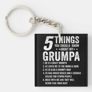 5 Things You Should Know About My Grumpa Gift Keychain
