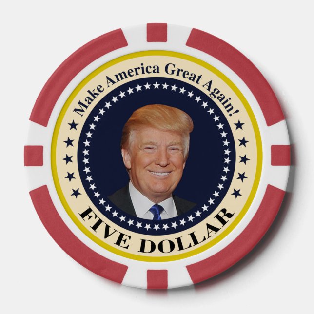 $5 Trump Poker Chips (Front)