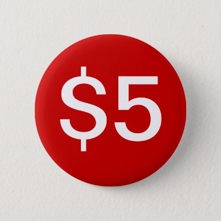 $5 Vendor / Sales Button