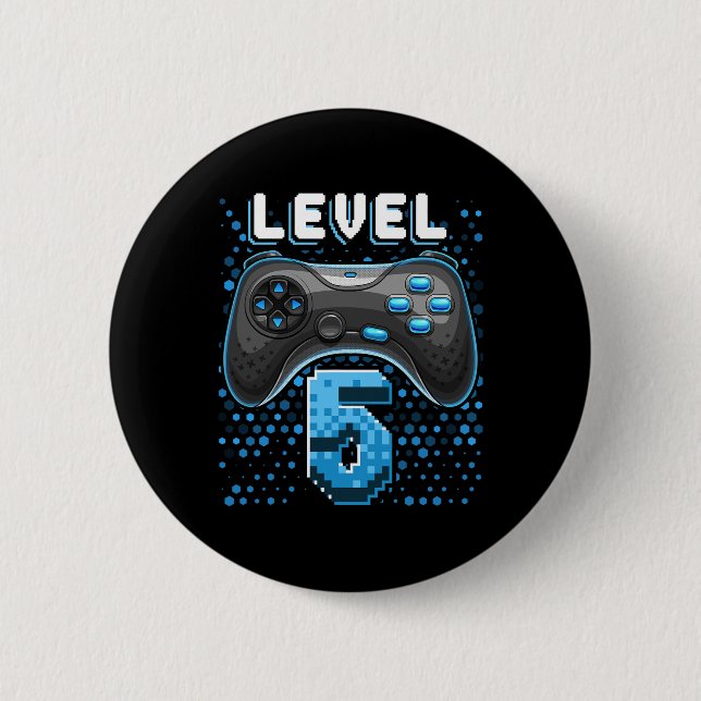 5 Video Game Controller 5th Birthday Gamer Gift Bo Button (Front)
