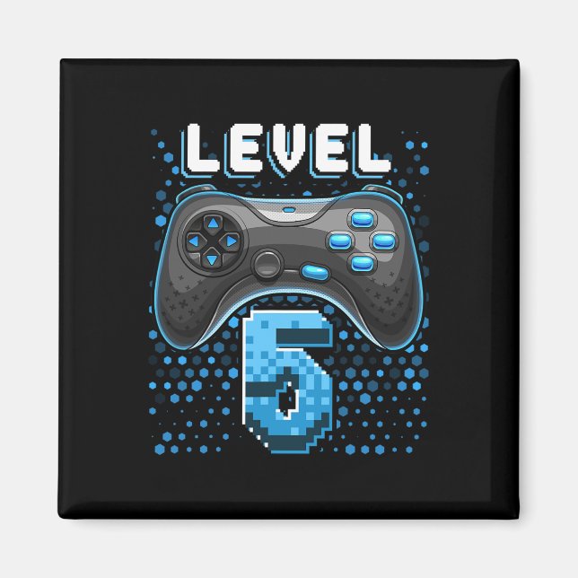 5 Video Game Controller 5th Birthday Gamer Gift Bo Magnet (Front)