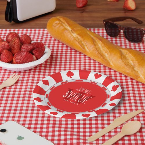 5 Ways to Personalize Your Classic Poker Chip Paper Plates
