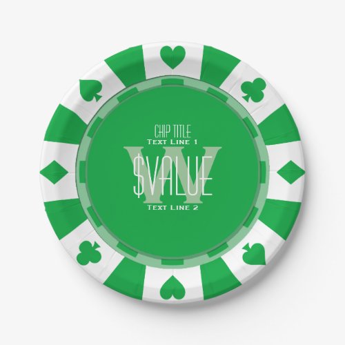 5 Ways to Personalize Your Classic Poker Chip Paper Plates