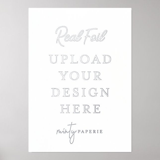 5"x7" Silver Foil Art Print - Do It Yourself (Front)