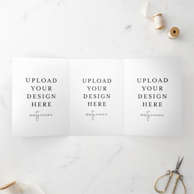 5"x7" Trifold Letter Fold Card (Inside)