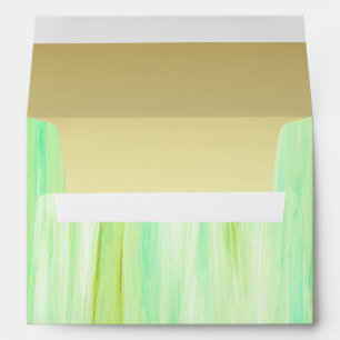 5 x 7 Antique Mint Green Envelope Return Address