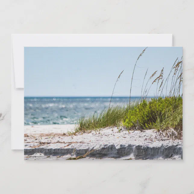 5 x 7 Beach Landscape Blank Greeting Card | Zazzle