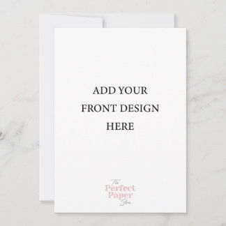 5 x 7 Double Sided Invitation Template Portrait
