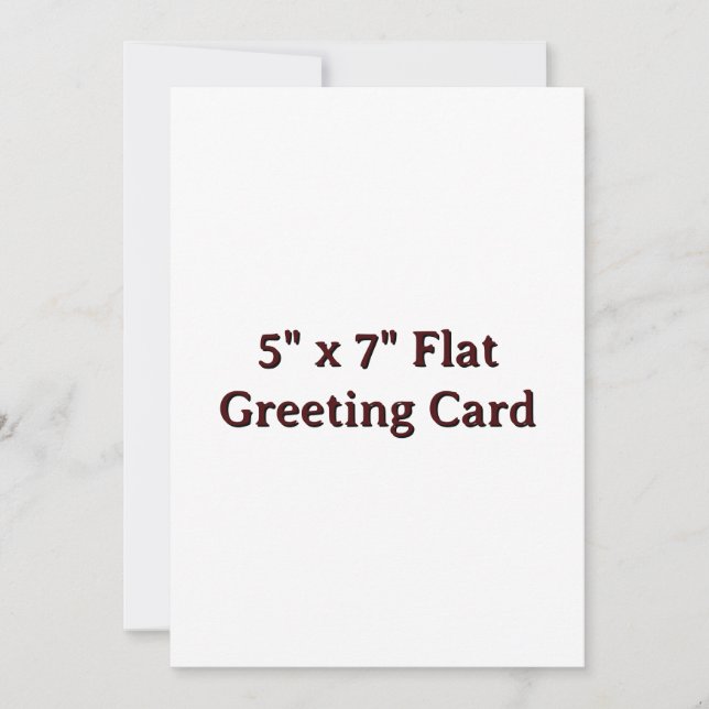 5" x 7" Flat Greeting Card (Front)