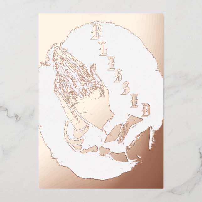 5" x 7" Foil Holiday Card (Front)