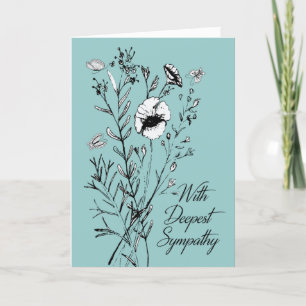 5 x 7 Folded Sympathy Card