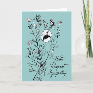 5 x 7 Folded Sympathy Card