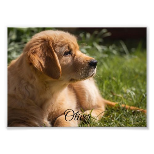 5 x 7 High Definition Personalize Name Photo Print