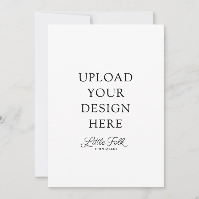 5 x 7" invitation (Front)