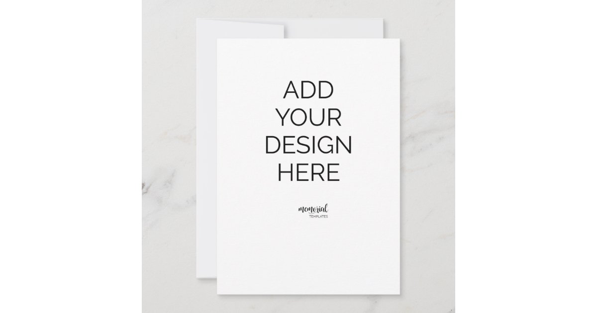 5" x 7" Invitation Printing (Portrait) | Zazzle