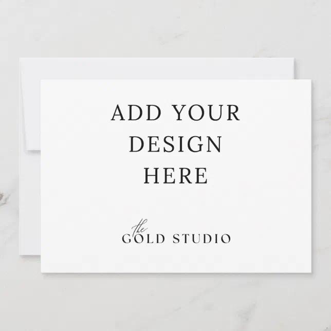 5 x 7 Landscape Invitation Blank Template | Zazzle