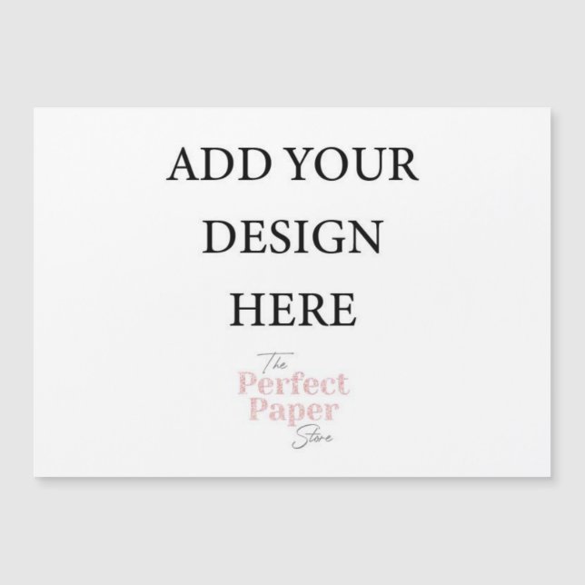 5 x 7 Magnetic Postcard Invitation Landscape (Front)