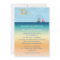 5" x 7" Ocean Sand Beach Theme Wedding Invitation