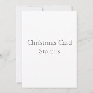 5" x 7" Squared christmas cards stamps