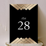5 x 7 White Black Gold Wedding Table Numbers<br><div class="desc">***this design is part of a matching collection*** _______________________ this design template is fully editable / customizable by you the customer - click personalize further button if you wish to move, add, delete, or make significant changes to the design _______________________ *if you have any DESIGN questions or need more designs...</div>